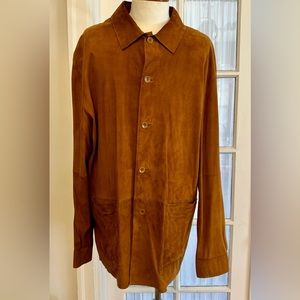 SOLD! Gimos Butter Soft Perforated Suede Jacket